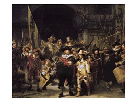 The Night Watch Art Print By Rembrandt Van Rijn