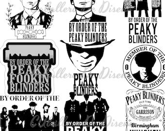 Paper Stickers Peaky Blinders Tommy Shelby Silhouette Sticker