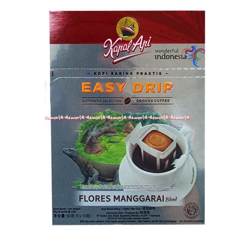 Jual Kapal Api Easy Drip Flores Manggarai 5sachet Blend Kopi Forest