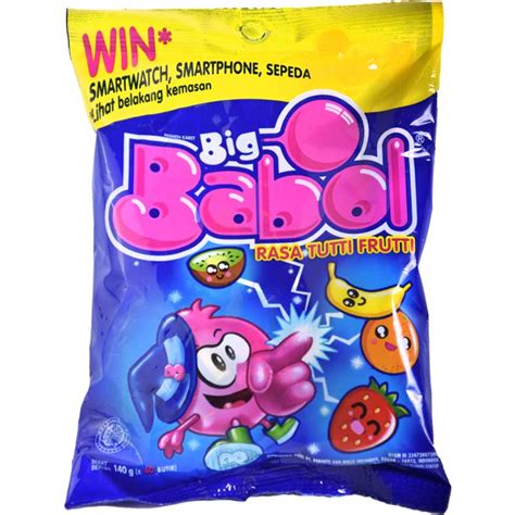 Big Babol Permen Karet Tutti Frutti 140g Lazada Indonesia