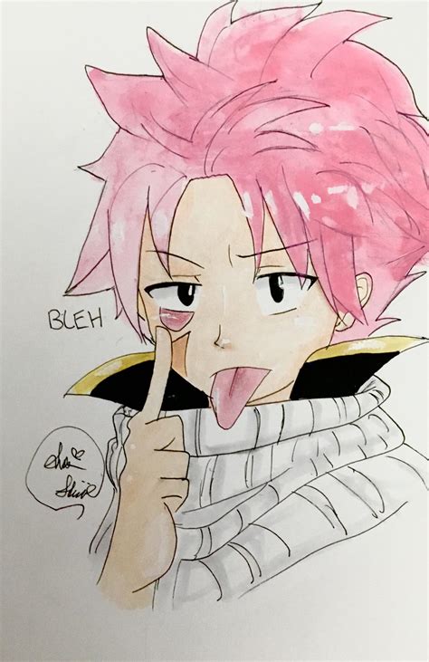 Bleh Natsu Drawing By Me Rfairytail