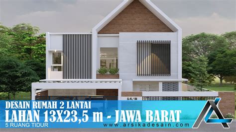 DESAIN RUMAH 13 X 23 5 METER I JAWA BARAT DESAIN RUMAH SCANDINAVIAN