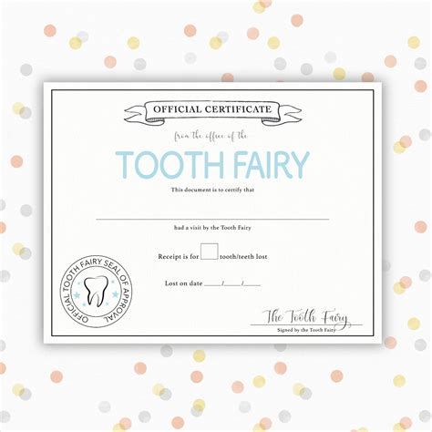 Tooth Fairy Receipt Tooth Fairy Ts Tooth Fairy Letter Template Letter Templates