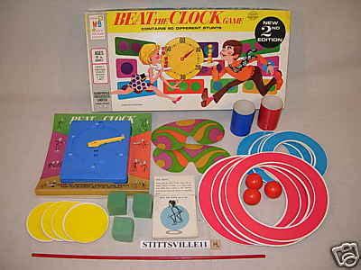 Beat The Clock Board Game 2nd Edition 1969 MB Free Ship | #77090994