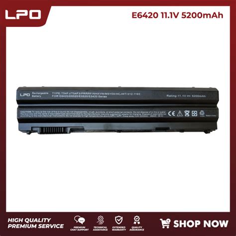 Lpo Laptop Battery T54fj Compatible With Dell Latitude E6420 E5520 E5530 E5430 E5420 E6430