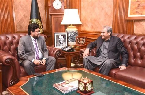 Governer Sindh Kamran Tessori Meets Caretaker Chief Minister Punjab