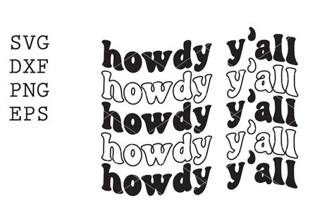 Howdy Yall Svg By Spoonyprint Thehungryjpeg