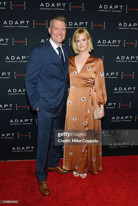 Bryan Spies and Abigail Hawk attend the The 2019 2nd Annual ADAPT ...