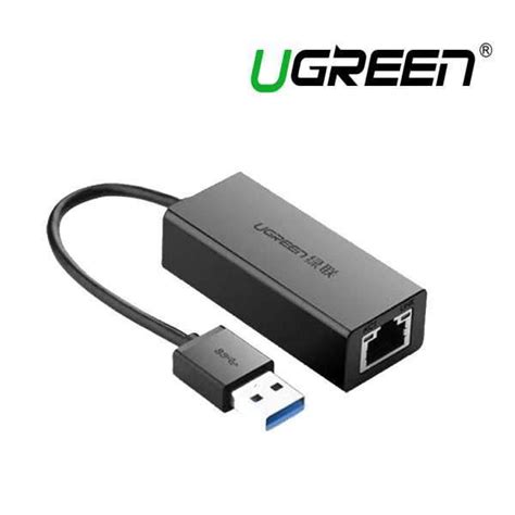 Adaptador Ugreen Cr111 De Usb 30 A Lan Gigabit Rj 45 10100100 Mbps