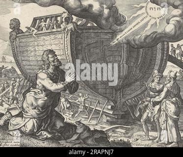 Noah S Sons Build The Ark According To The Biblical Book Of Genesis