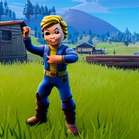 Vault Boy In Fortnite Stable Diffusion OpenArt