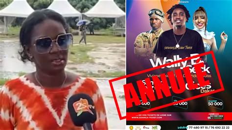 Urgent le concert de wally seck au CICES ANNULÉ à cause de la forte