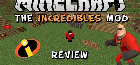 Minecraft Incredibles Mod Review Minecraft