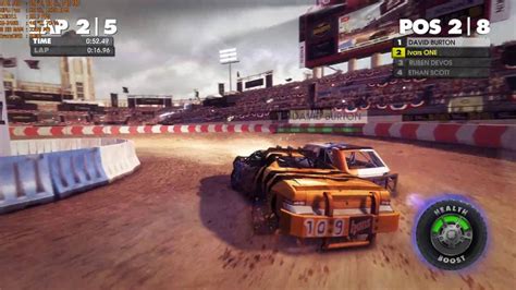 Dirt Showdown Walkthrough Part 39 Los Angeles Stadium Collision