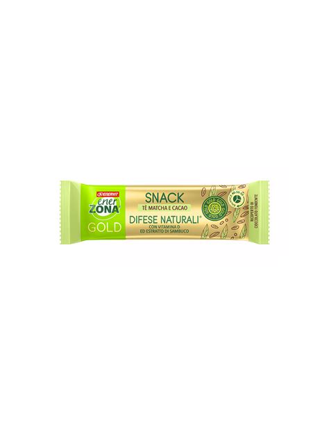 Enervit Enerzona Gold Snack Tè Matcha e Cacao Difese Naturali 31 g