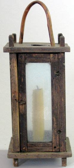 A Wooden Candle Lantern Th Century Wooden Frame With