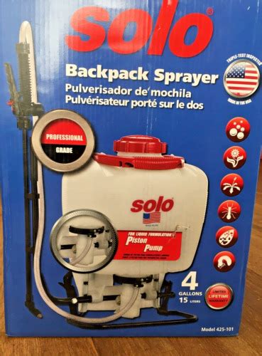 Genuine Solo 425 101 Backpack Sprayer 4 Gallon Made In The Usa Ebay