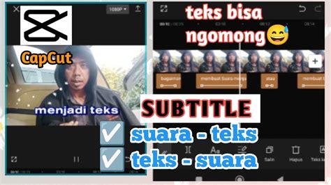 Cara Membuat Subtitle Otomatis Membuat Suara Menjadi Teks Di Capcut