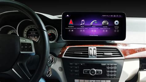 Android Navi CarPlay Einbau für Mercedes C Klasse W204 CarHex