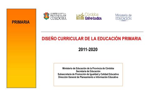 Diseño Curricular de Primaria 2024 Portal Docente