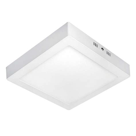 Plafon Led De SOBREPOR QUADRADO 24W 30 X 30 Cm Branco Frio 6000K