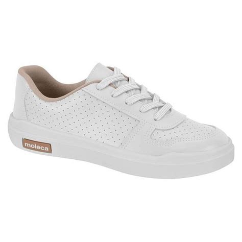 Sapato Branco Da Moleca - SAPATO CASUAL FEMININO MOLECA REF:5750111 - Branco | Netshoes