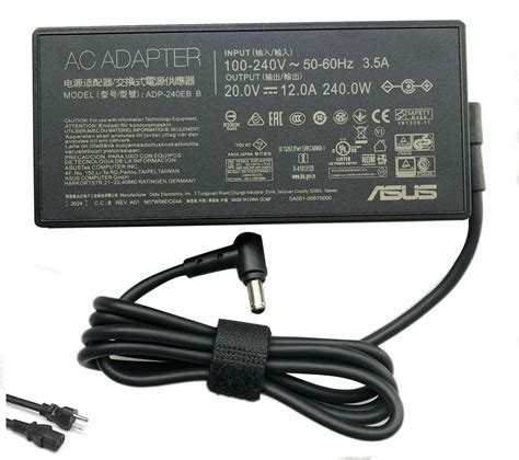 V A Asus Rog Zephyrus G Ga Rj L W Charger Ac Power Adapter