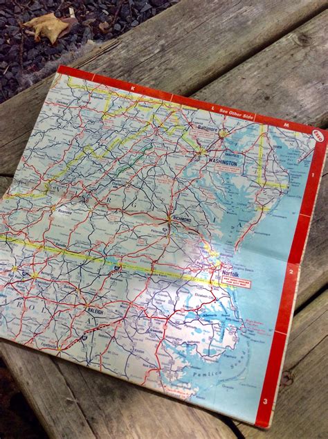 Vintage Road Maps On Sale Maps Road Trip USA Road Atlas | Etsy