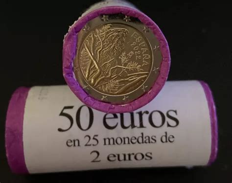 CARTUCHO 25 MONEDAS España 2 Euros 2022 Parque Nacional De Garajonay