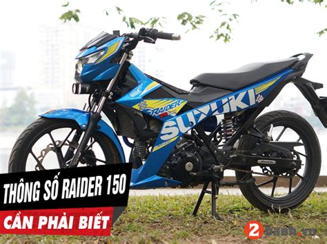 5 thông số xe Raider 150 2025 cần phải biết trước khi mua xe