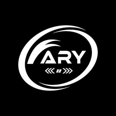 Logotipo De Letra Ary Design Ary Logotipo De Monograma Simples E