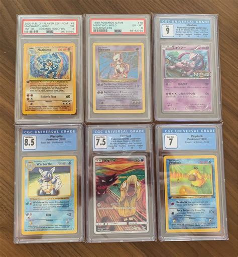 Pokémon tcg cgc psa slabs pikachu Charizard vintage wotc promo Hobbies