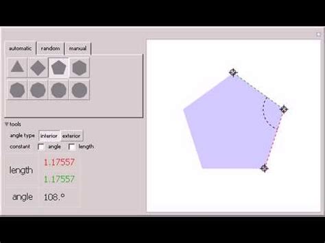 Angle And Length Measurement Of A Polygon Youtube