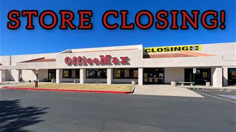 Store Closing Officemax In Scottsdale Az Total Retail And More