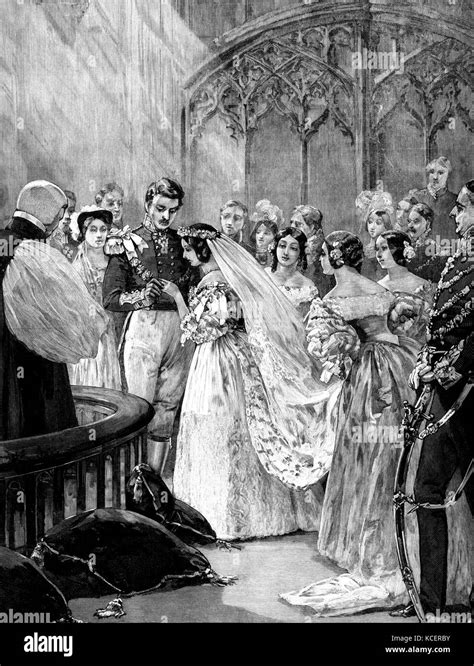 Queen victoria prince albert wedding hi-res stock photography and ...