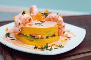 Causa De Langostinos Receta Kasani Fish Kasani Premium Foods