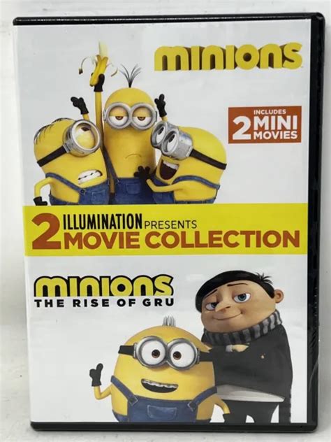 DVD MINIONS 2 MOVIE Collection Minions The Rise Of Gru NEUF 2 Mini