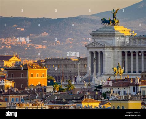 Rome skyline, Italy Stock Photo - Alamy