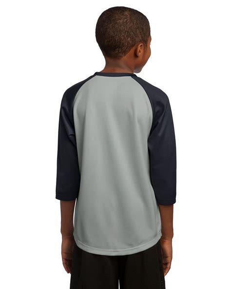 Size Chart For Sport Tek Yst205 Youth Posicharge Baseball Jersey By