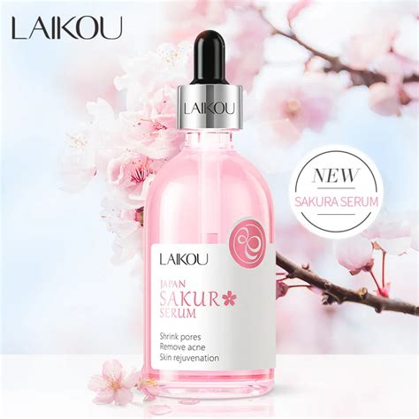 LAIKOU S Rum Sakura La Vitamine C Essence Hydratante Raffermissante