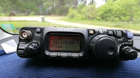 Yaesu FT 818 ND 18 Mhz DX Japan YouTube