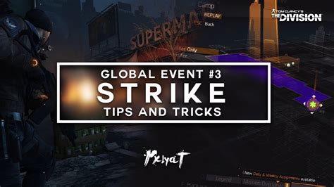 The Division Global Event Strike Tips Tricks Build Youtube