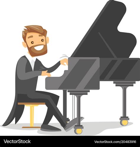 Person Playing Piano