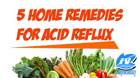 5 Natural Home Remedies For Acid Reflux Remedy And Treatment Youtube