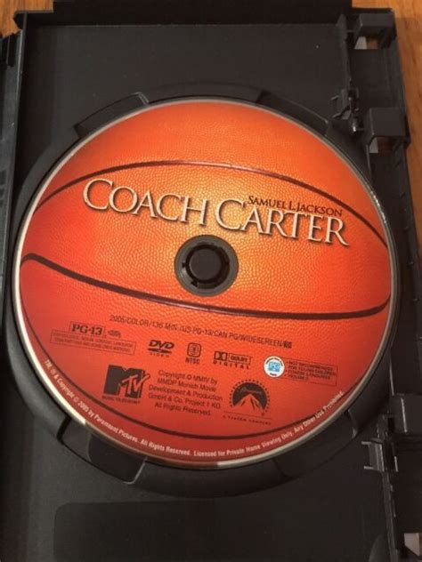 Coach Carter Dvd 2005 Widescreen Collection Ebay