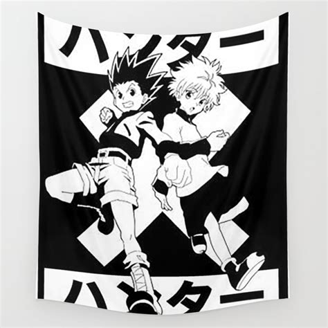 Killua Zoldyck Hunter X Hunter Wall Tapestry By Anabella Holder Society6 Atelier Yuwaciaojp