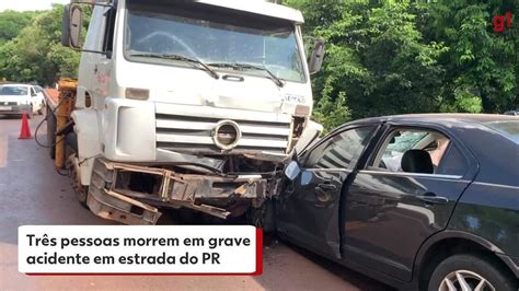 Grave acidente entre caminhão e três carros mata duas mulheres e uma