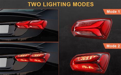 Amazon QKVCX LED Tail Light For 2019 2020 2021 2022 Chevy Malibu