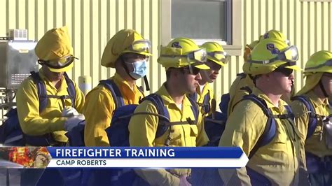 Preparing To Battle State Wildfires National Guard Training At Camp