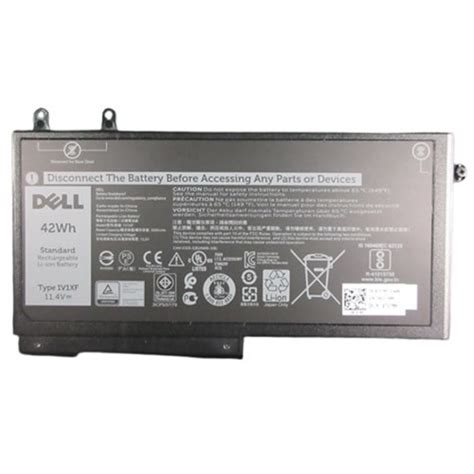 Dell 3 Cell 42 Wh Lithium Ion Replacement Battery For Select Laptops